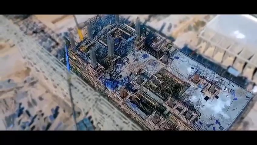 ویدیو، پیشرفت طرح پلی‌اتیلن سنگین گچساران از ۵۵ درصد عبور کرد